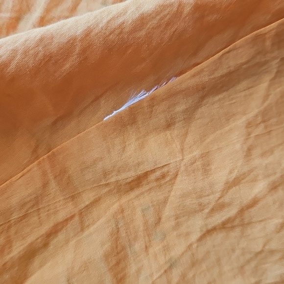 YAS Yasado Boho Alt Button Longsleeve Eyelet Collared Shirt Dress, Medium - Picture 4 of 16